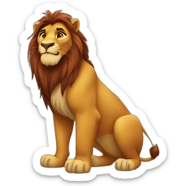 lion king Scar sticker