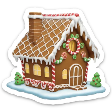 gingerbread house  sticker