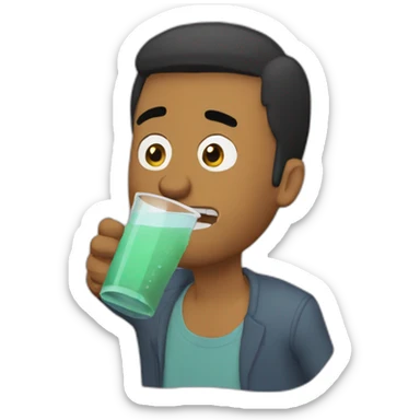 bojack horseman drinking sticker