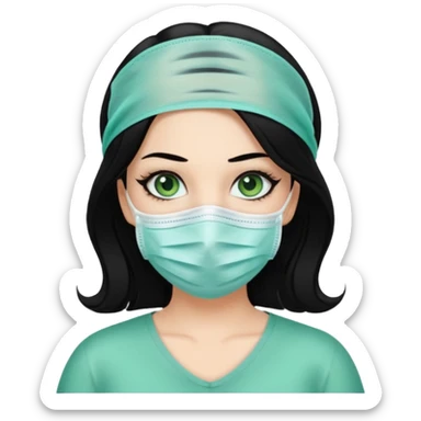 black haired green eyes aesthetic surgical plump lips  that makes her hair look behind nicole peltz at wedding sticker