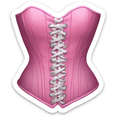 pink corset sticker