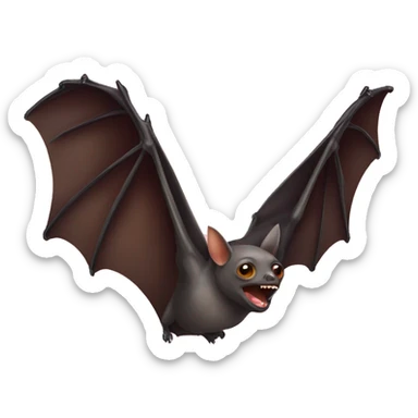 Flying fruit bat sticker