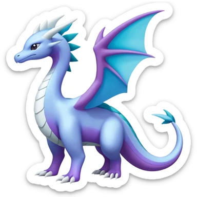 lugia-dragonair-suicune-salamence-Latios-hybrid, full body sticker