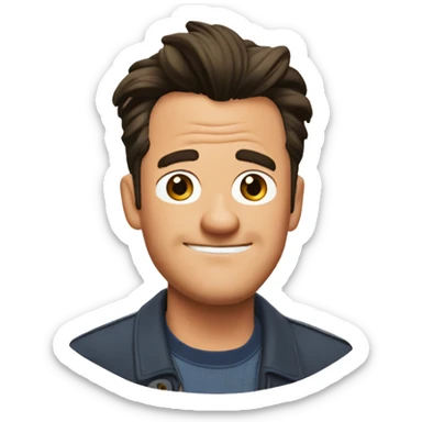 Chandler bing sticker