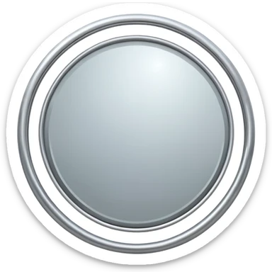 small mirror sticker