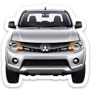 Mitsubishi Triton - Mitsubishi (Model Year: 2023) (Iconic colour: Silver) sticker