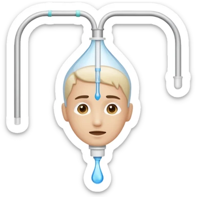 IV drip sticker