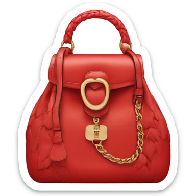 Red Gucci bag  sticker