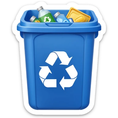 recyclage poubelle  sticker