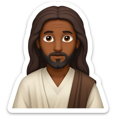 Black Yeshua  sticker