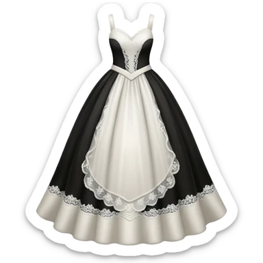 A wedding dress sticker