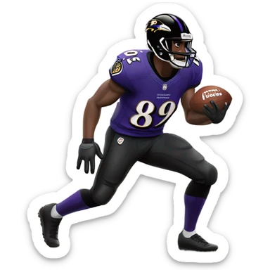 Baltimore ravens fumble sticker