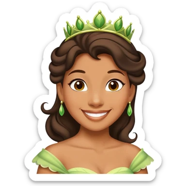 princess tiana from princess and the frog sticker