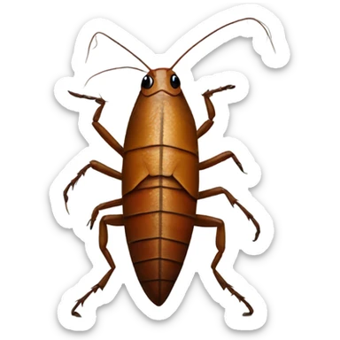 Roach with heels sticker