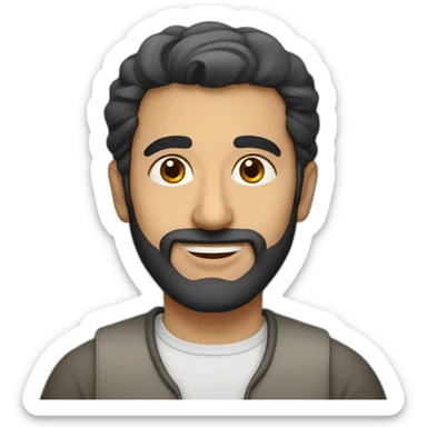 An Iranian man sticker