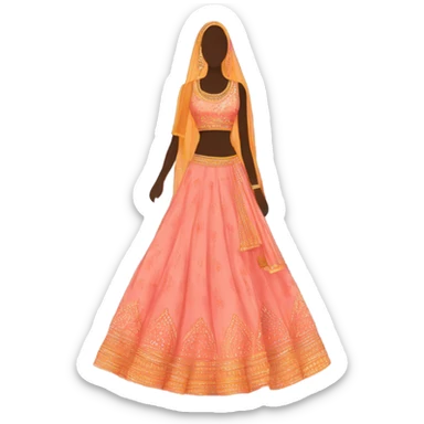 Lehenga sticker