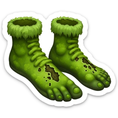 feet full of molds sticker