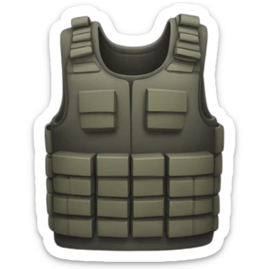 bulletproof vest sticker