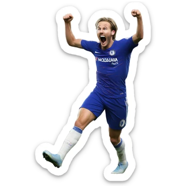 Cole Palmer celebration of Chelsea sticker
