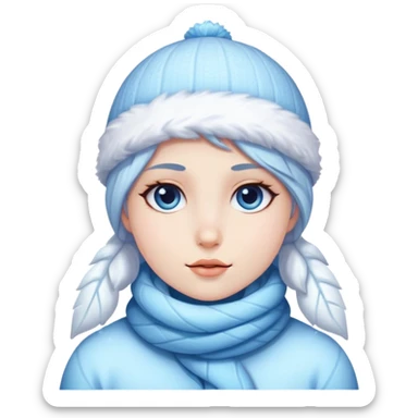 winter from aespa  sticker