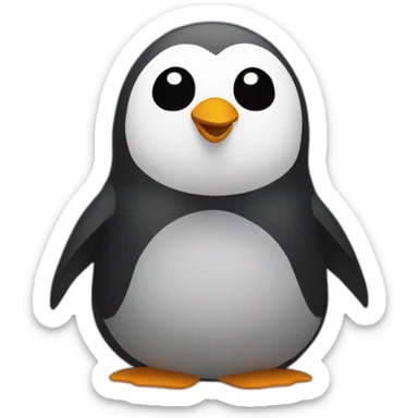 kut pinguïn sticker