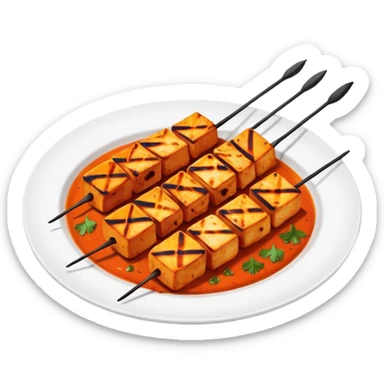 Panner tikka sticker