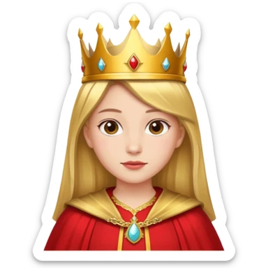 girl king sticker