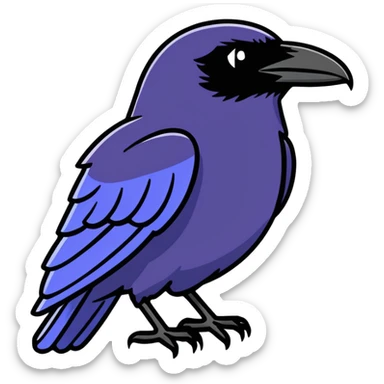 Raven Emoji sticker