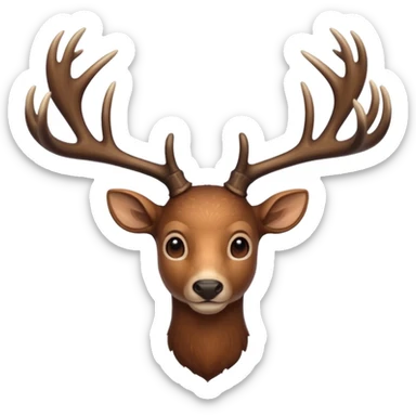 Deer Antlers sticker
