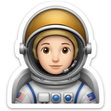 an-astronaut no hat wear sticker
