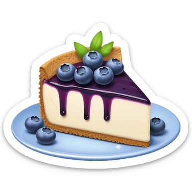 Blueberry Cheesecake sticker
