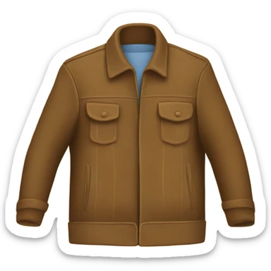 Suede jacket sticker