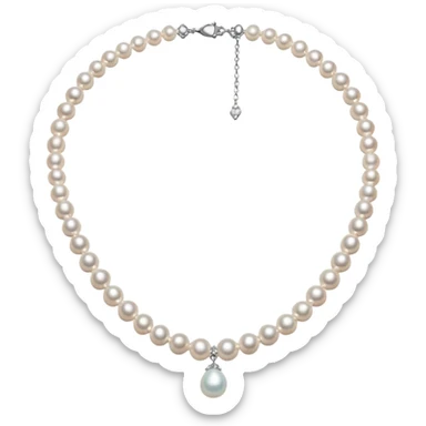 Pearl Necklace sticker