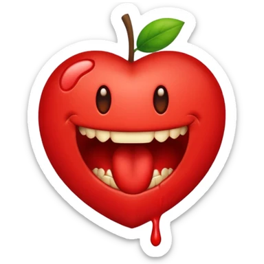 Should say just the words ( bite me ) sticker