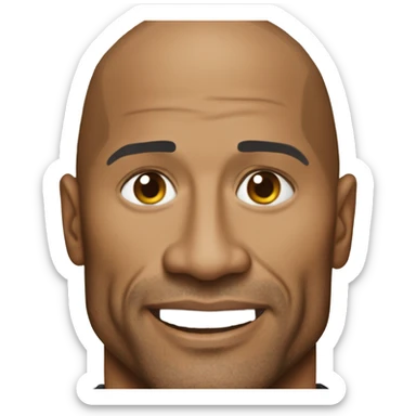 dwayne johnson sticker