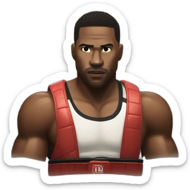 Fight night champion andré bishop sticker