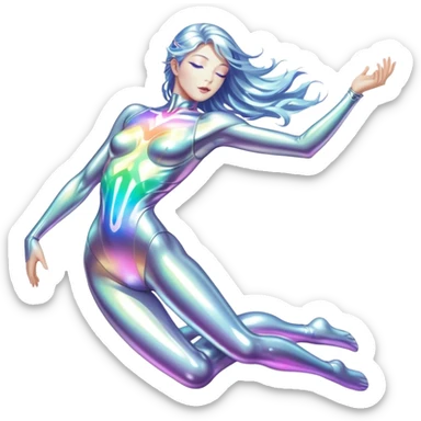sorayama astral body glowing aura sticker