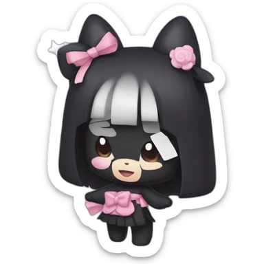Kuromi Sanrio sticker