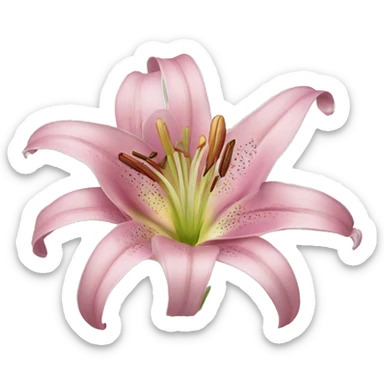 Lilies flower sticker
