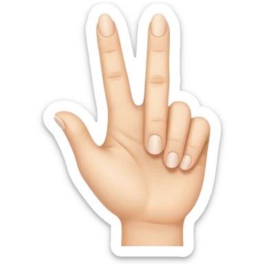 Loser hand l emoji sticker