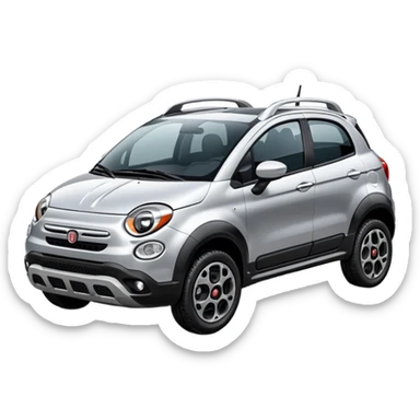 Fiat urban cross car sticker