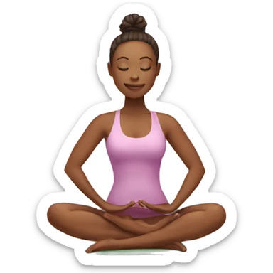 yoga  sticker