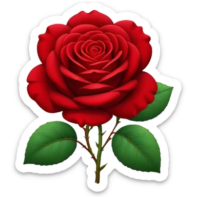 Bible rose sticker