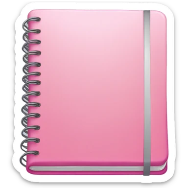 Pink Notebook sticker