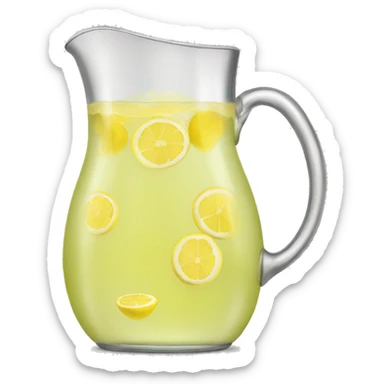lemonade pitcher sticker