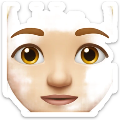 big bump on the forehead sticker