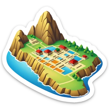 I want that you generate an correct Peru map emoji sticker
