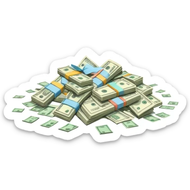 Recibos, cuentas y dinero en un solo sitio sticker