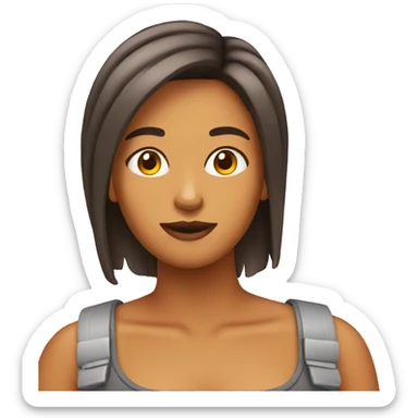 Chica preguntando  sticker