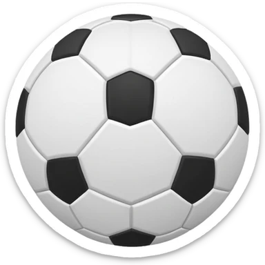 create an airbnb category icon outline that looks like a soccer ball sticker